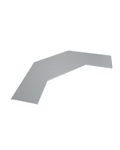 Крышка лестничного горизонтального угла 90 гр. 700 мм HD85 КМ-профиль (KLGL90-700 HD85) в Ногинске Аксессуары для лотков Pintop.ru