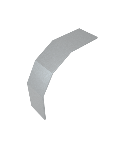 Крышка лестничного вертикального внешнего угла 90 гр. 800 мм HD85 КМ-профиль (KLVL90-800 HD85) в Ногинске Аксессуары для лотков Pintop.ru