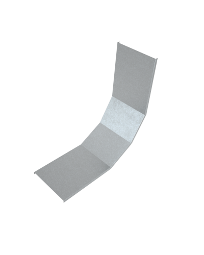 Крышка лестничного вертикального внутреннего угла 90 гр. 800 мм HD85 КМ-профиль (KLNL90-800 HD85) в Ногинске Аксессуары для лотков Pintop.ru