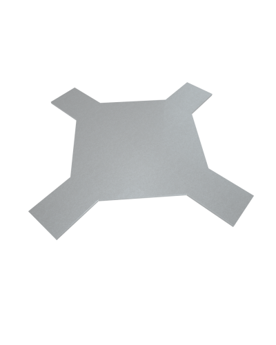 Крышка лестничного Х-разветвителя 800 мм КМ-профиль (KLXD800) в Ногинске Аксессуары для лотков Pintop.ru