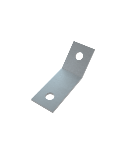 Уголок 45 гр. (2 отверстия) КМ-Профиль (USG45-2) в Ногинске Аксессуары для лотков Pintop.ru