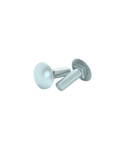 Болт с полукруглой головкой и квадратным подголовком М6х20 мм DIN 603 (упак. 150 шт) КМ-Профиль (BTG6-20) в Ногинске Крепеж Pintop.ru