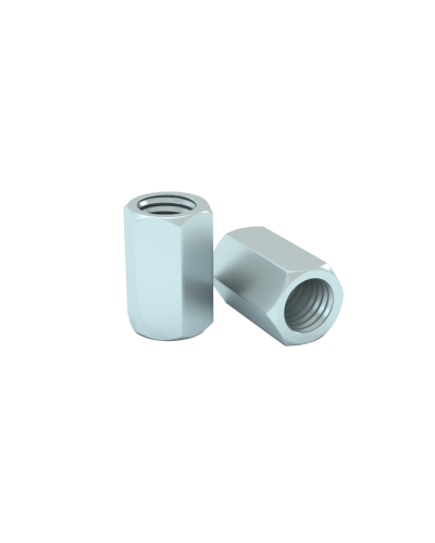 Гайка соединительная М10 DIN 6334 (упак. 30 шт) КМ-Профиль (MS10) в Ногинске Крепеж Pintop.ru