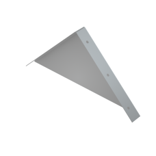 Заглушка двускатной крышки 600 мм HD85 КМ-профиль (ZKLZ600 HD85)