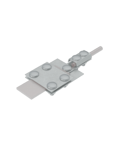 Универсальный контрольный соединитель полоса до 30 мм пруток Ø 5-8 мм TD КМ-Профиль (UKS-B30-D5-8 TD) в Ногинске Аксессуары для лотков Pintop.ru