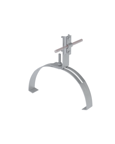 Держатель болтовой для фигурного конька для прутка Ø 5-10 мм TD КМ-Профиль (DFKB-D5-10 TD) в Ногинске Монтажные материалы Pintop.ru
