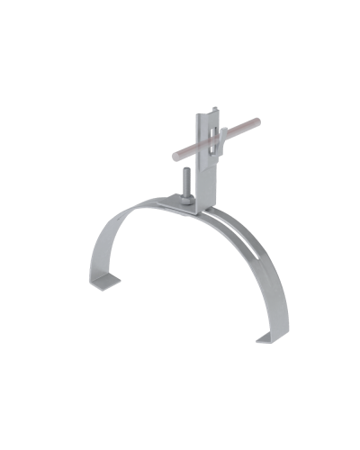 Держатель зажимной для фигурного конька для прутка Ø 5-8 мм TD КМ-Профиль (DFKZ-D5-8 TD) в Ногинске Монтажные материалы Pintop.ru