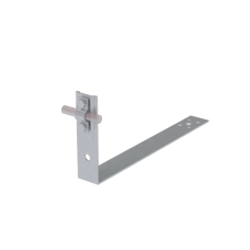 Черепичный держатель болтовой на обрешётку для прутка Ø 5-10 мм L430 мм H100 мм TD КМ-профиль (CDBO-L430-D5-10 TD)