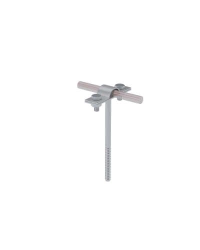Держатель для прутка Ø 5-10 мм вкручиваемый L120 мм КМ-Профиль (DPV-L120-D5-10) в Ногинске Монтажные материалы Pintop.ru