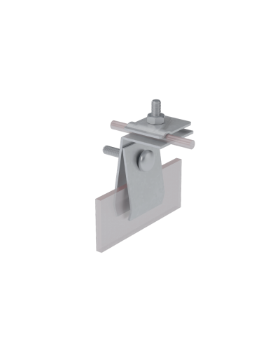 Фальцевый держатель H70 мм для прутка Ø 5-10 мм CU КМ-Профиль (FD-H70-D5-10 CU) в Ногинске Монтажные материалы Pintop.ru