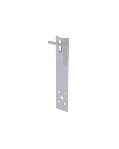 Прямой держатель зажимной для прутка Ø 5-8 мм H60 мм КМ-Профиль (DZP-H60-D5-8) в Ногинске Монтажные материалы Pintop.ru