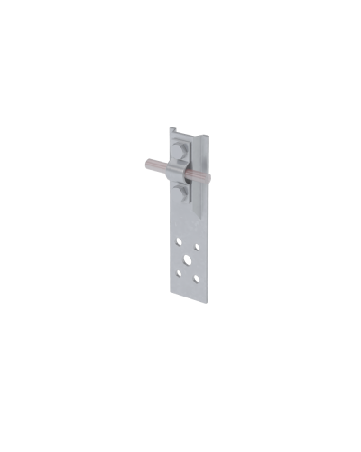 Прямой держатель болтовой для прутка Ø 5-10 мм H80 мм HD КМ-Профиль (DBP-H80-D5-10 HD) в Ногинске Монтажные материалы Pintop.ru