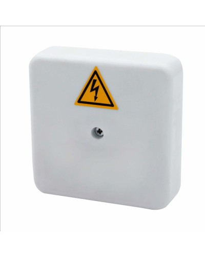 Коробка распределительная огнестойкая КРОПС-П0, IP41, габаритные размеры 75х75х20 мм, для кабелей сечением до 2,5 мм2, 6 клемм КМ-Профиль (FRJB-KM-P0-2.5-06-КРОПС-IP41) в Ногинске Распределительные коробки Pintop.ru