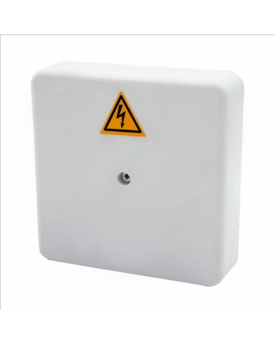 Коробка распределительная огнестойкая КРОПС-П2, IP41, габаритные размеры 100х100х30 мм, для кабелей сечением до 2,5 мм2, 4 клеммы КМ-Профиль (FRJB-KM-P2-2.5-04-КРОПС-IP41) в Ногинске Распределительные коробки Pintop.ru