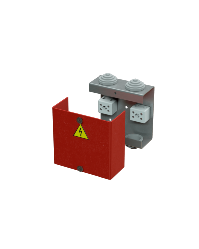 Коробка распределительная огнестойкая КРОПС, IP41, габаритные размеры 80х80х35 мм, для кабелей сечением до 2,5 мм2, 6 клемм КМ-Профиль (FRJB-KM-ST1-2.5-06-КРОПС-IP41) в Ногинске Распределительные коробки Pintop.ru