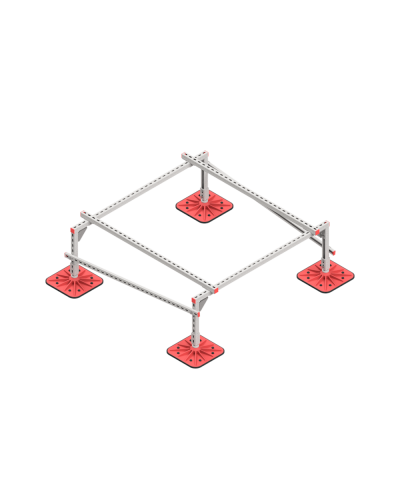 Опорная конструкция для установки оборудования TECHNORAPTOR FOOT 1500х1500 тип 1 HD КМ-профиль (KM-TR-F-SSEI-1500-1500-1 HD) в Ногинске Системы видеонаблюдения Pintop.ru