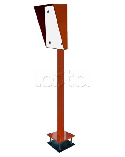 Стойка для считывателя Аякс 300х400 мм, черная, Базовая, прямая в Ногинске Дополнительное оборудование для СКУД Pintop.ru