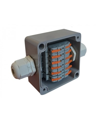 Коробка пылевлагонепроницаемая клеммная G366 А Wago АЯКС IP66/IP65, 82x80x55 Магнито-контакт в Ногинске Распределительные коробки Pintop.ru