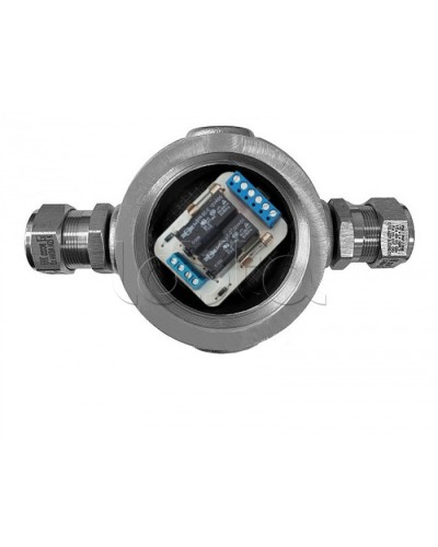 Магнито-Контакт УК-ВК-Ех-12 АЯКС П, с двумя кабельными вводами Ех МКВМ 16 в Ногинске Комутационные взрывозащищенные коробки Pintop.ru