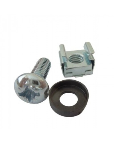 Комплект крепежа (винт М5 чёрный, гайка кузовная М5, шайба 5 чёрная по 40шт) МЕТА 9919 в Ногинске Система оповещения и трансляции Мета Pintop.ru