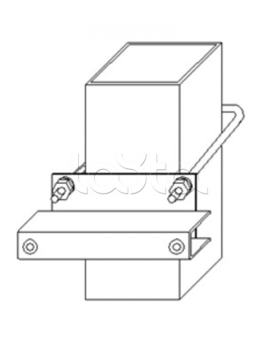 Узел крепления блоков подключения и управления БД-НР, БМ-НР, БУПР извещателей Омега-микродизайн УЗК-КС 80 в Ногинске Кронштейны и планки для извещателей Pintop.ru