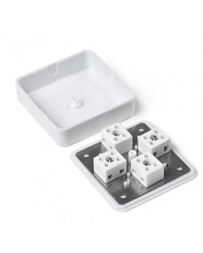 Коробка монтажная огнестойкая пластиковая КМОП IP31 (8к х 2,5мм²) 100х100х30 Пожтехкабель 072-023 в Ногинске Распределительные коробки Pintop.ru