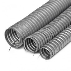 Металлорукав Р3-Ц-Х 15 (15 мм) с зондом ПожТехКабель 801-015 (100 м)