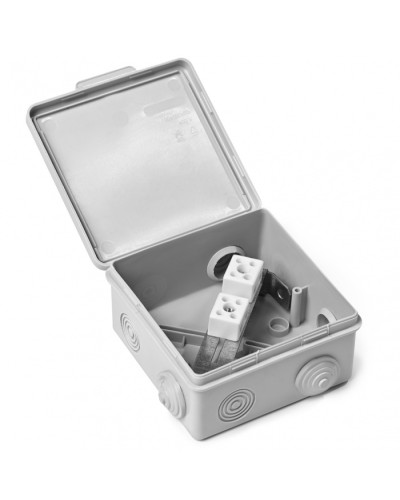 Коробка монтажная огнестойкая пластиковая герметичная КМОПГ IP54, 4 контакта для кабеля до 2,5мм2(4к х 2,5 мм) ПожТехКабель 071-003 в Ногинске Распределительные коробки Pintop.ru