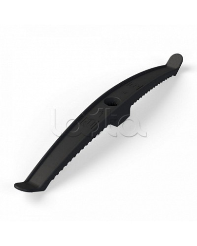 Держатель кабеля двусторонний для прямого монтажа черный (20шт/120шт уп/кор) Промрукав (PR13.0383) в Ногинске Монтажные материалы Pintop.ru