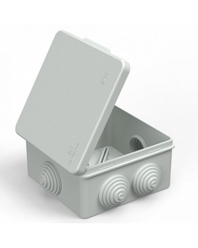 Коробка распределительная 40-0302 для прямого монтажа безгалогенная (HF) серая 100х100х50 (60шт/кор) Промрукав в Ногинске Распределительные коробки Pintop.ru