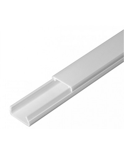 Кабель-канал серый RAL 7035 2-й замок в п/э 20х10 (180м/уп) Промрукав (PR03.0071) в Ногинске Кабель-канал Pintop.ru