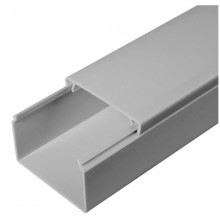 Кабель-канал серый RAL 7035 2-й замок в п/э 60х40 (40м/уп) Промрукав (PR03.0077)