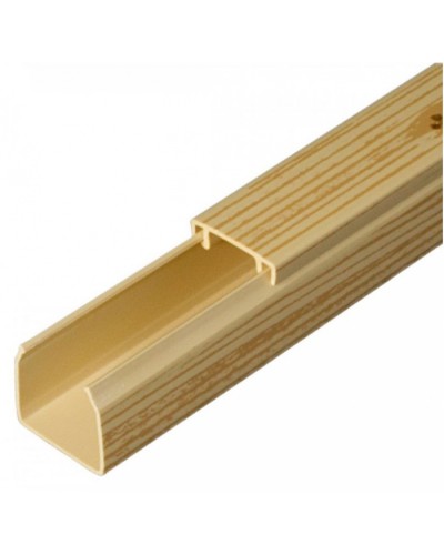 Кабель-канал сосна 2-й замок в п/э 16х16 (84 м/уп) Промрукав (PR03.0180) в Ногинске Кабель-канал Pintop.ru