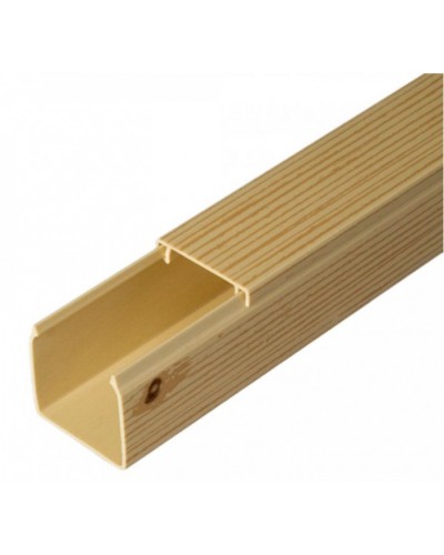 Кабель-канал сосна 2-й замок в п/э 25х25 (32 м/уп) Промрукав (PR03.0183) в Ногинске Кабель-канал Pintop.ru