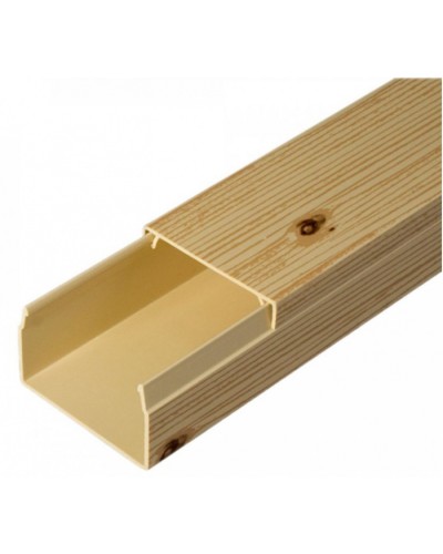 Кабель-канал сосна 2-й замок в п/э 40х25 (24 м/уп) Промрукав (PR03.0185) в Ногинске Кабель-канал Pintop.ru