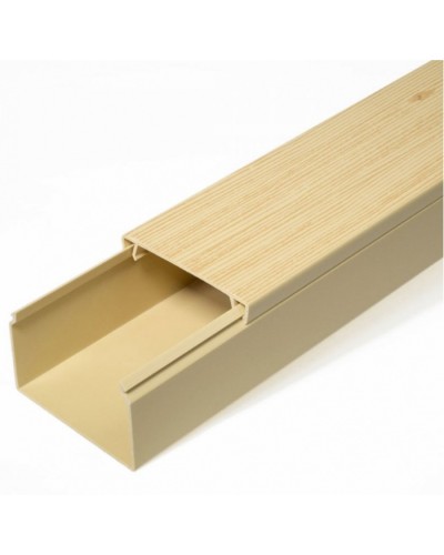 Кабель-канал сосна 2-й замок в п/э 60х40 (18 м/уп) Промрукав (PR03.0187) в Ногинске Кабель-канал Pintop.ru