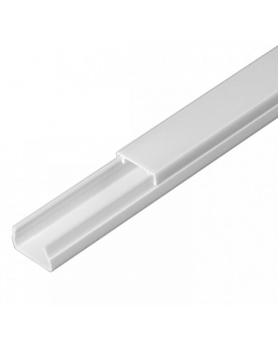 Кабель-канал белый 2-й замок в п/э 15х10 (234м/уп) Промрукав (PR.0325201) в Ногинске Кабель-канал Pintop.ru