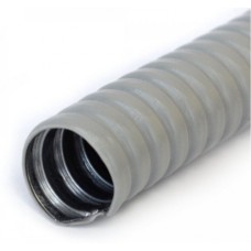 Металлорукав в ПВХ оболочке серый Р3-ЦП-НГ-50 (15м/уп) Промрукав (PR04.0477)