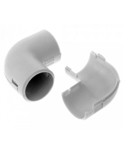 Соединитель угловой разборный д20 (5шт/550шт уп/кор) Промрукав (PR.07520м) в Ногинске Повороты, муфты, тройники Pintop.ru