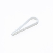 Дюбель-хомут для круглого кабеля d11-18 мм белый (100шт) Промрукав (PR08.6943)