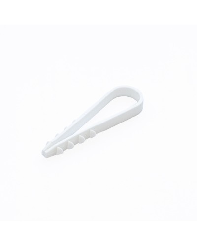 Дюбель-хомут для круглого кабеля d11-18 мм белый (100шт) Промрукав (PR08.6943) в Ногинске Крепеж: Дюбели, шурупы, саморезы Pintop.ru