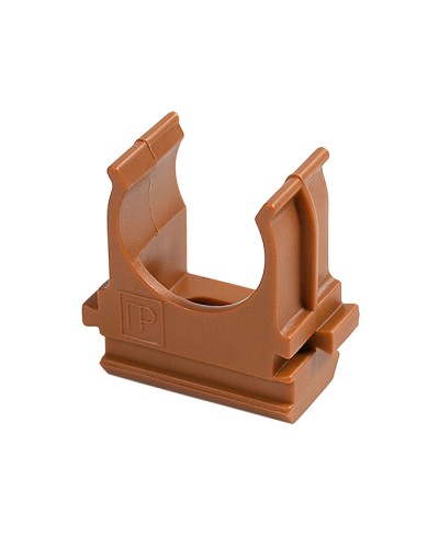 Крепёж-клипса для труб АБС-пластик бук д20 в малой упаковке (10шт/1000шт уп/кор) Промрукав (PR13.0052) в Ногинске Держатели, клипсы, скобы Pintop.ru