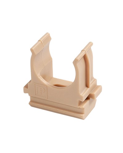 Крепёж-клипса для труб АБС-пластик сосна д20 в малой упаковке (10шт/1000шт уп/кор) Промрукав (PR13.0055) в Ногинске Держатели, клипсы, скобы Pintop.ru