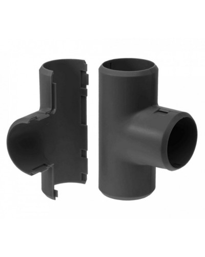 Тройник разборный черный д16 (70шт/700шт уп/кор) Промрукав (PR13.0195) в Ногинске Повороты, муфты, тройники Pintop.ru