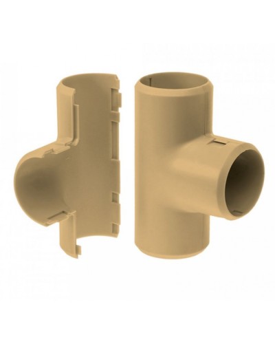 Тройник разборный сосна д32 (1шт/200шт уп/кор) Промрукав (PR13.0254) в Ногинске Повороты, муфты, тройники Pintop.ru