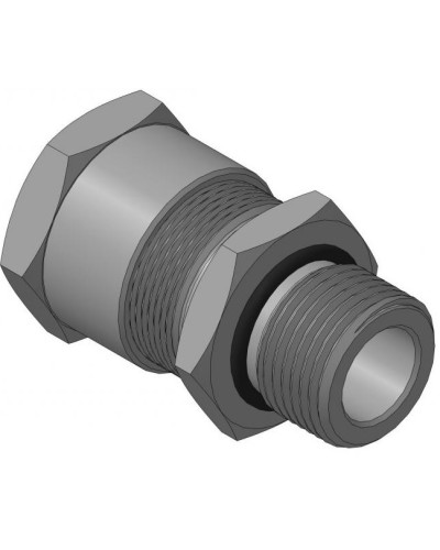 Кабельный ввод с резьбой G1/2 мм для открытой прокладки кабеля с проходным диаметром d=8-12 мм Спектрон КВН-ЕХЕ-12-Н-G1/2 в Ногинске Аксессуары для кабель-канала Pintop.ru