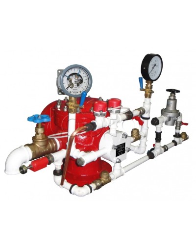 Узел управления спринклерный воздушный в комплекте с акселератором Спецавтоматика УУ-С100/1,6В3-ВФ.О4-01 в Ногинске Устройства пуска водяного пожаротушения Pintop.ru