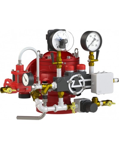 Узел управления спринклерный воздушный с электроклапаном Спецавтоматика УУ-С150/1,6Вз (Э24)-ВФ.О4-01 в Ногинске Дополнительное оборудование пожаротушения Pintop.ru