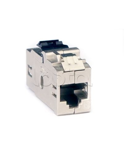 Модуль Keystone RJ45 CAT6 проходной экранированный, серебристый DKC RNK6FESL в Ногинске Модули Keystone Pintop.ru