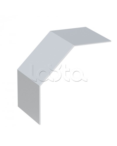 Крышка на угол 90 градусов вертикальный внешний лестничный усиленная 100x600 мм (2 мм) EKF (kvoltp90100600-2) в Ногинске Аксессуары для лотков Pintop.ru